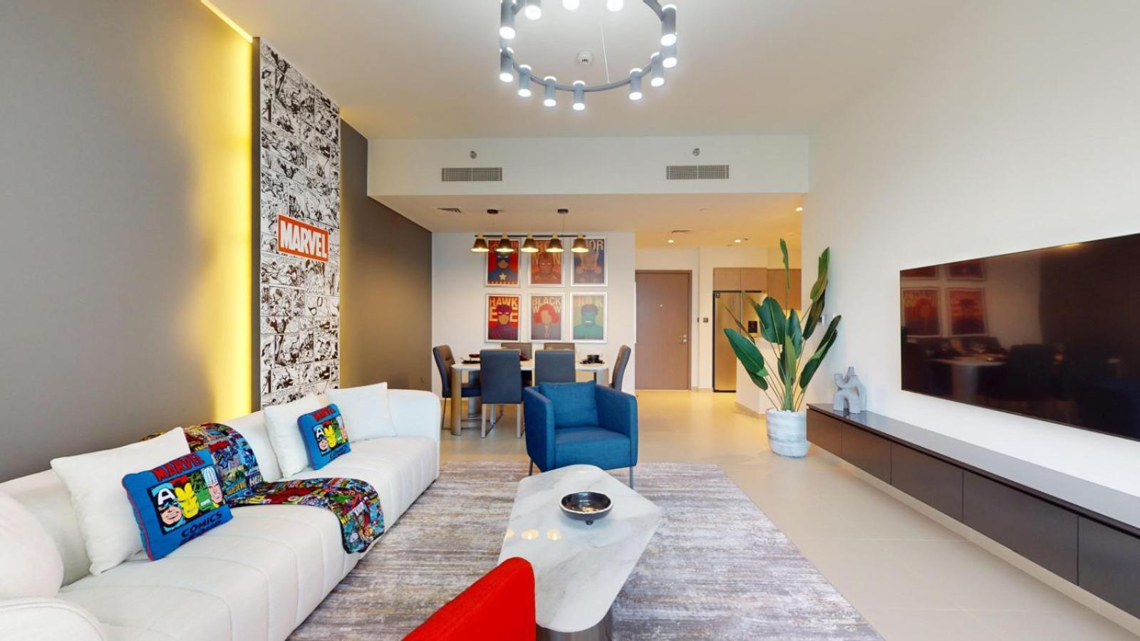 Act One Act Two - Marvel-ous Three Bed In Downtown Apartment Dubai